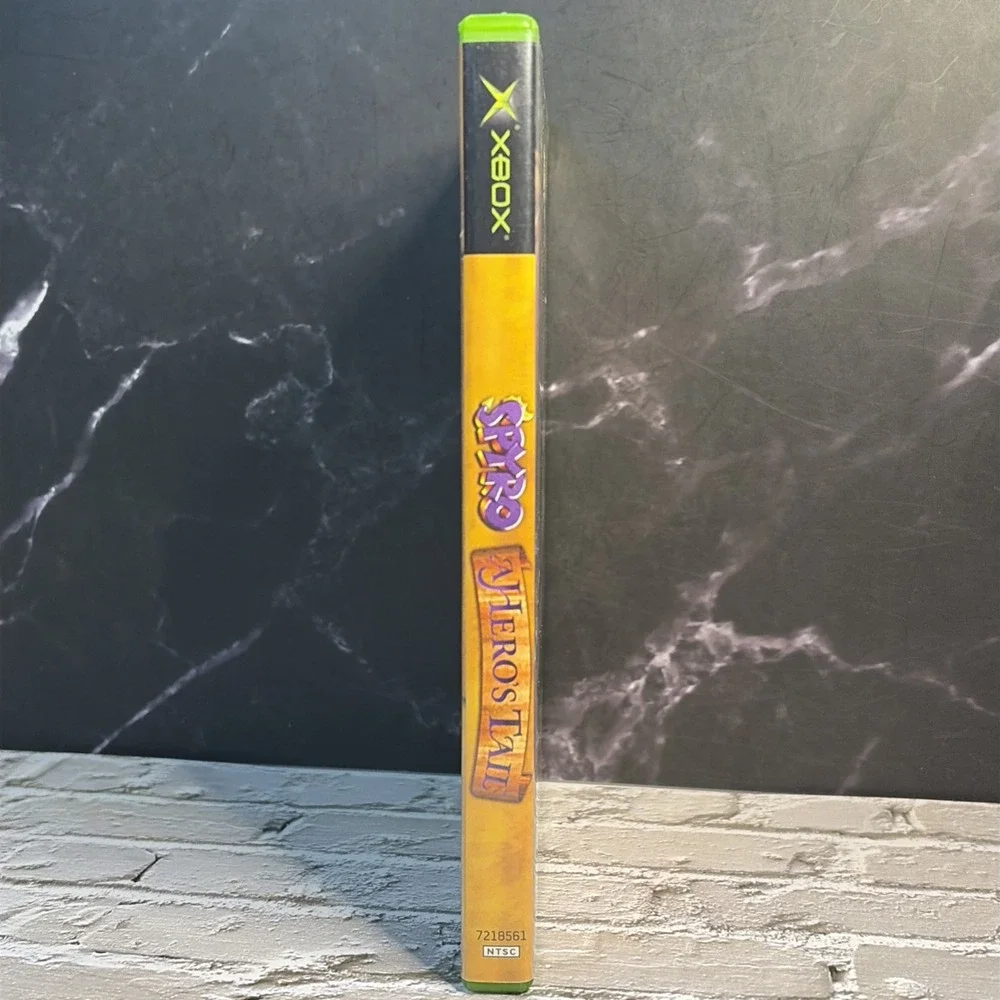 Spyro: A Hero's Tail (Microsoft Xbox, 2004) T&W - Very Clean Disk - CIB